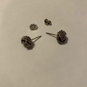Tiffany knot earrings